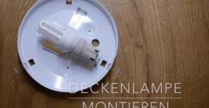 Lampe anschließen (richtige Verkabelung)