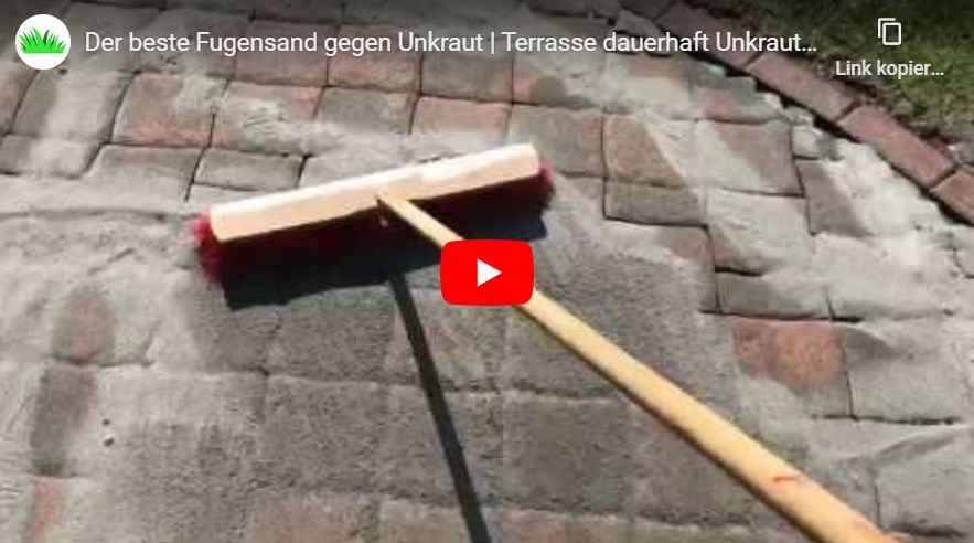 Fugensand Gegen Unkraut